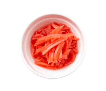 Red pickled ginger