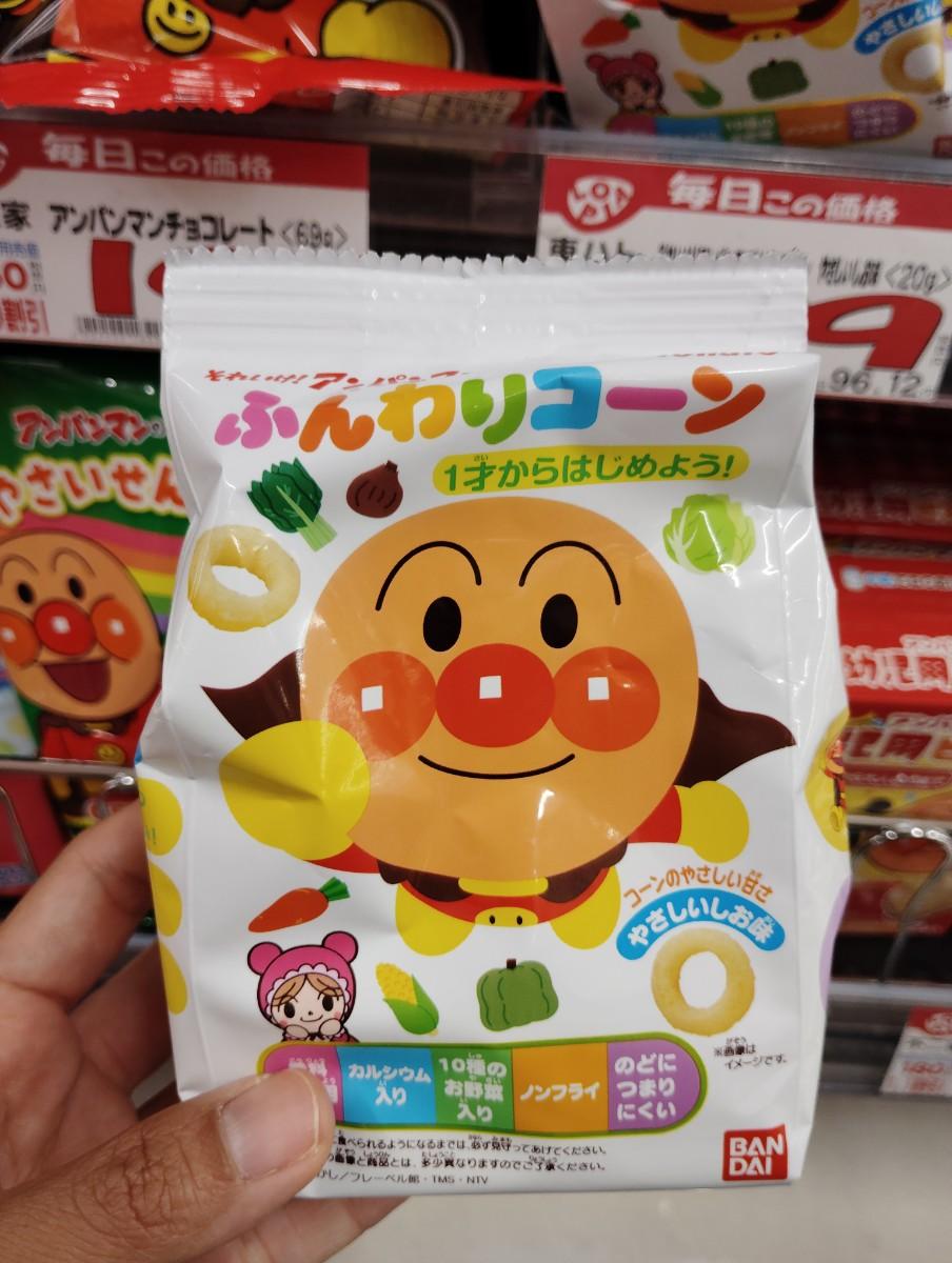 Soreike! Anpanman Funwari Corn Mild Salt Flavor